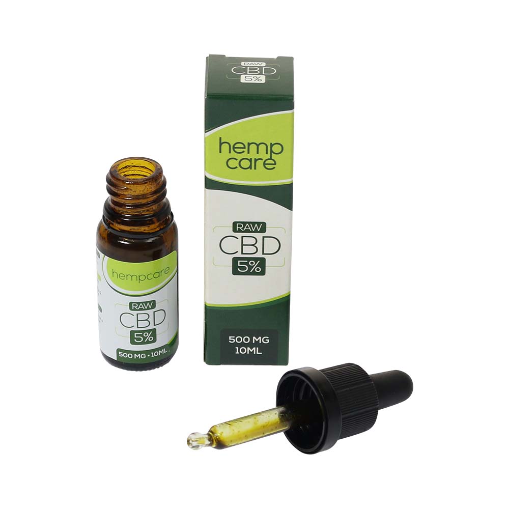 Hempcare RAW 5% CBD oil 10 ml