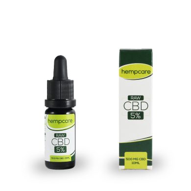 Raw Hempcare CBD 5% 10ml compleet front view