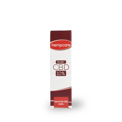 Ruby Hempcare 10% 10ml Doosje front view.jpg