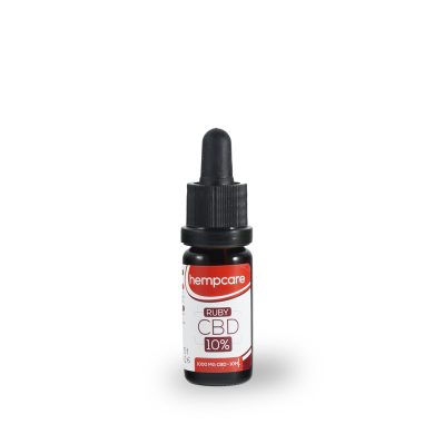 Ruby Hempcare 10% 10ml flesje front view