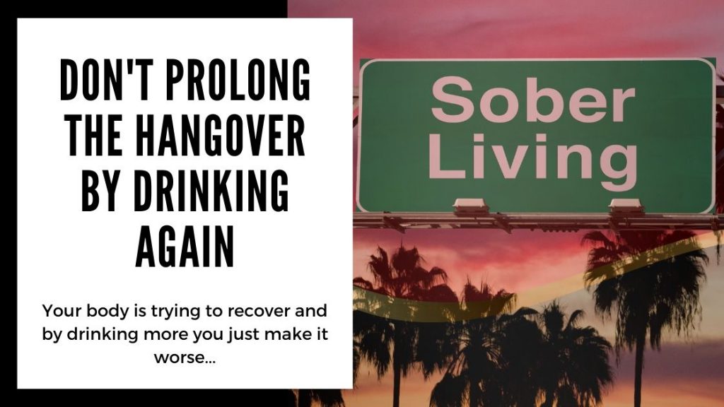 Best Hangover Cures -  don't prolong the hangover by drinking again - Smartific blog