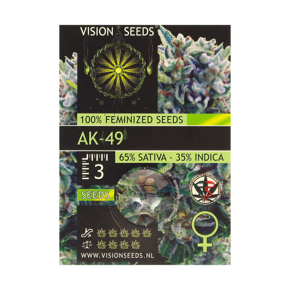? Vision Seeds Feminized Cannabis Seeds AK-49 Smartific 2014217