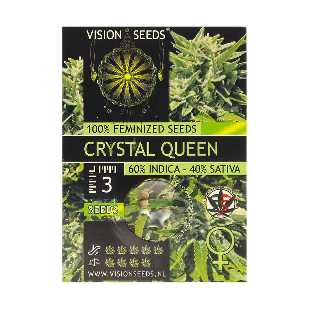 ? Vision Seeds Feminized Cannabis Seeds CRYSTAL QUEEN Smartific 2014239