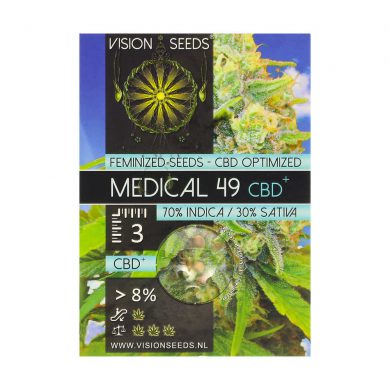 ? Vision Seeds Feminized Cannabis Seeds MEDICAL 49 (CBD+) Smartific 2014251