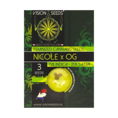 ? Vision Seeds Feminized Cannabis Seeds NICOLE X OG Smartific 2014255