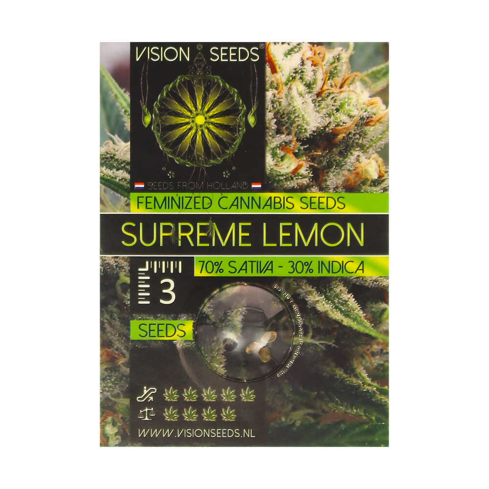 ? Vision Seeds Feminized Cannabis Seeds SUPREME LEMON Smartific 2014269
