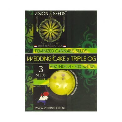 ? Vision Seeds Feminized Cannabis Seeds WEDDING CAKE X TRIPLE OG Smartific 2014279