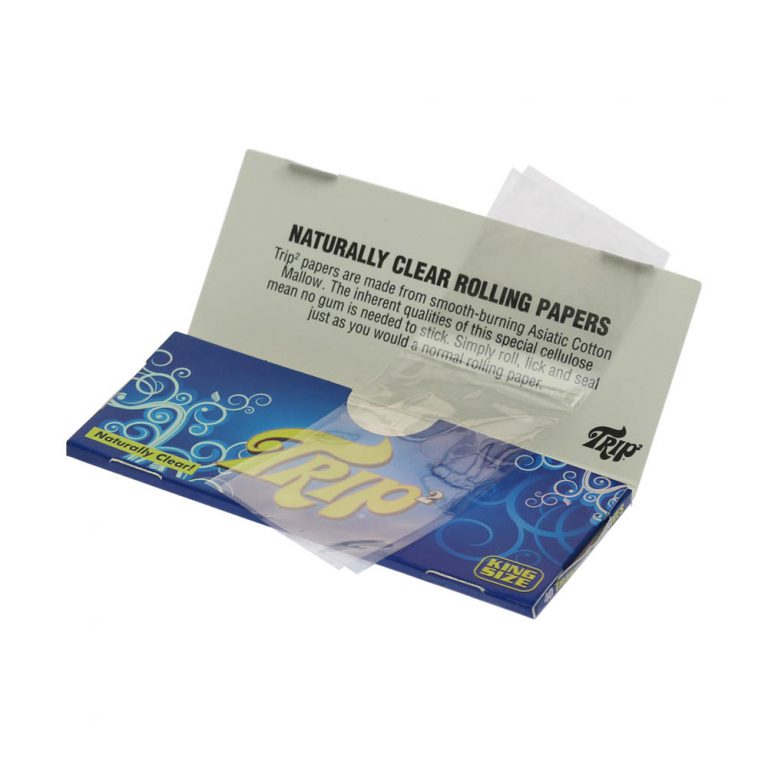 Clear Cellulose King Size Rolling Papers - Smartific.com
