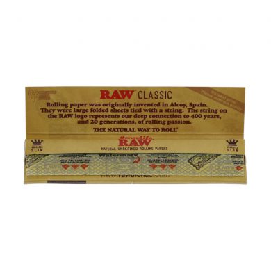 ? Raw Classic King Size Slim Rolling Papers Smartific 716165177364