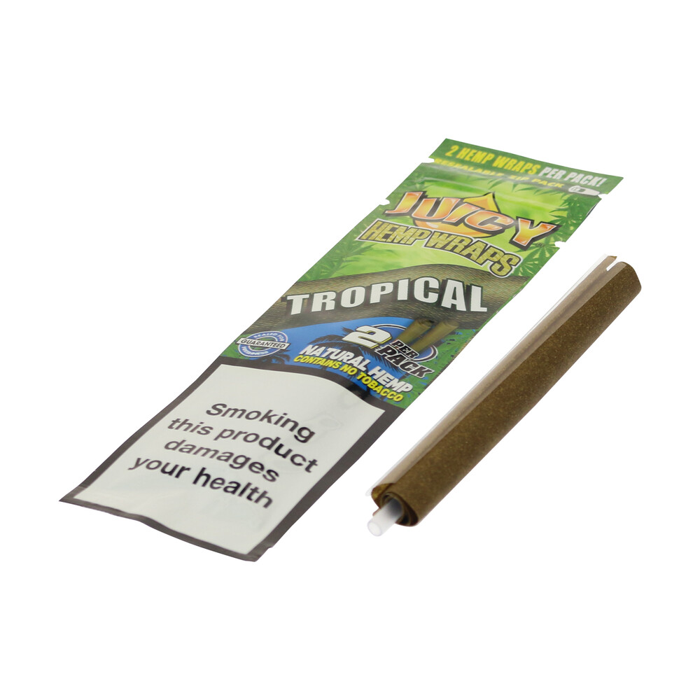 ? Tropical Passion Flavored Hemp Wraps Juicy Jay's Smartific 716165250562