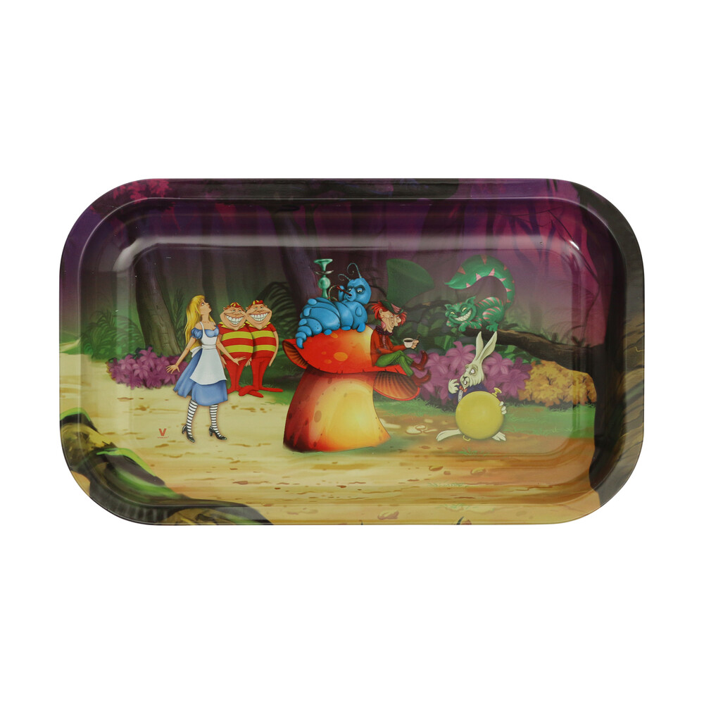 ? Alice in Grinderland Forest Large Metal Rolling Tray Smartific 8718274713558