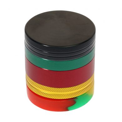 ? Rasta Grinder with Silicone Chamber Smartific 8718274714494