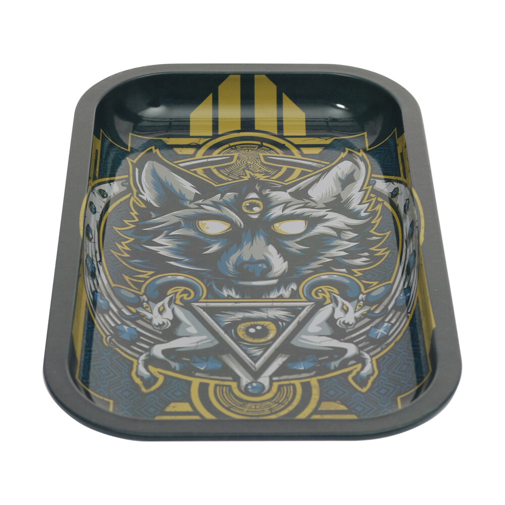? Wolf Large Metal Rolling Tray Smartific 8718274714609