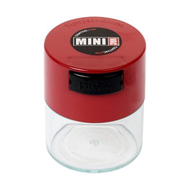 ? Small Tightvac Stashbox Clear With Red Cap Smartific 6094654096650
