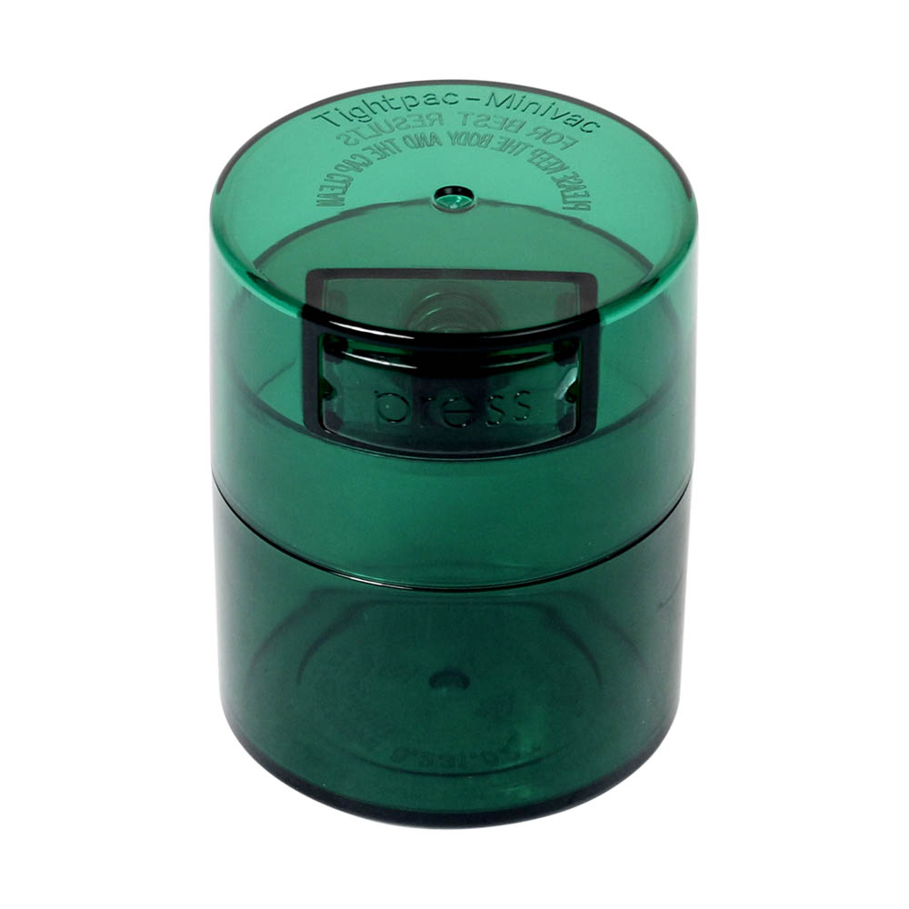 ? Small Tightvac Stashbox Green Tint With Green Cap Smartific 609465409719