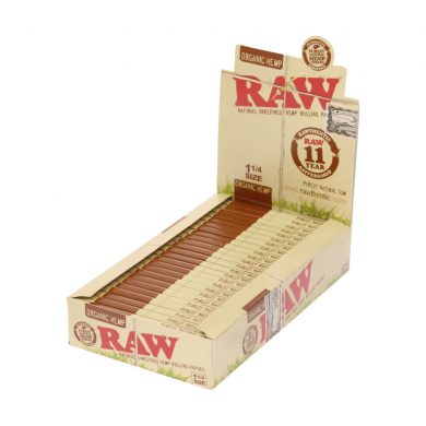 ? Raw Organic Hemp King Size Slim Rolling Papers Smartific 716165174189