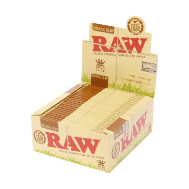 ? Raw Organic Hemp King Size Slim Rolling Papers Smartific 716165174226