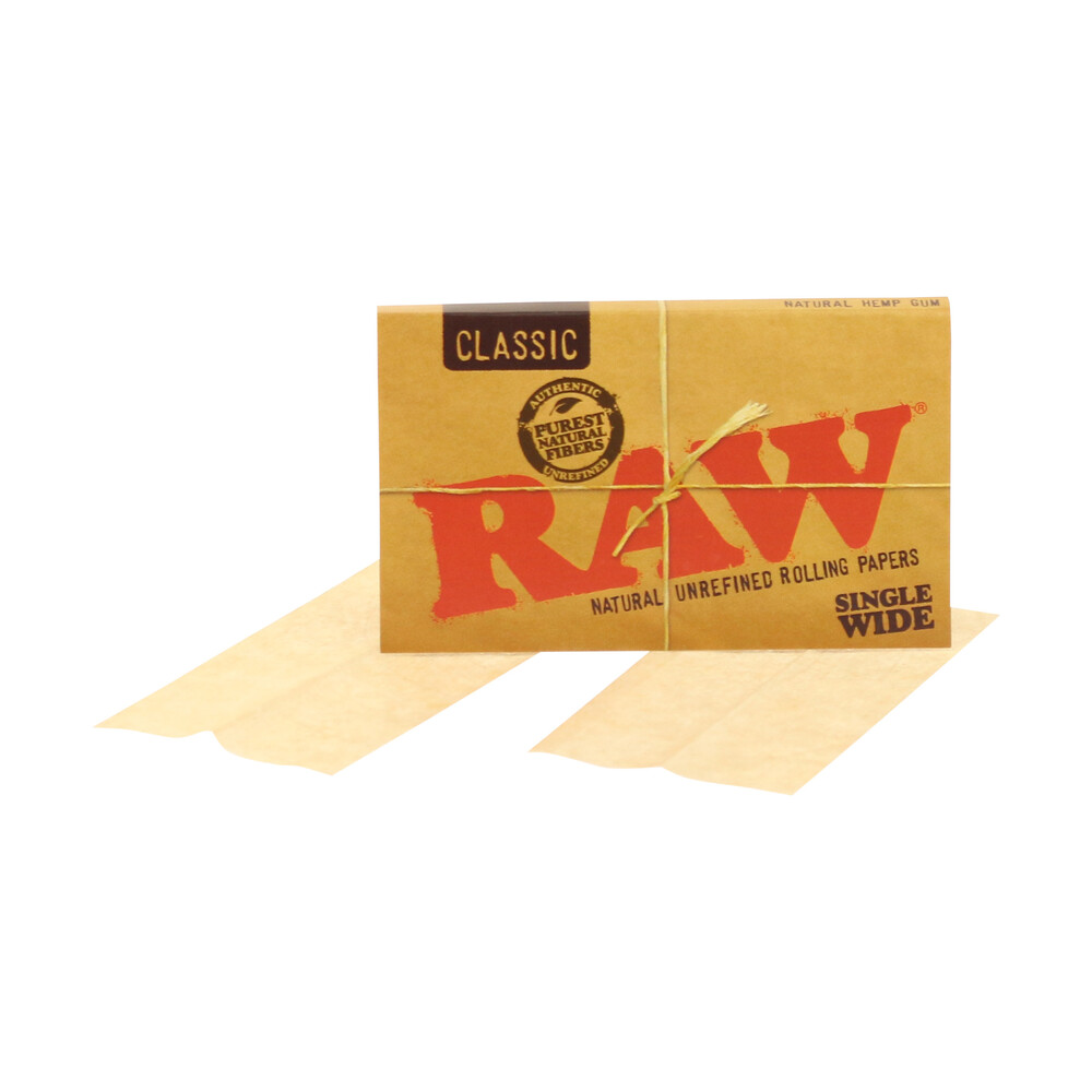 ? Raw Classic Single Wide Double Rolling Papers Smartific 716165174240