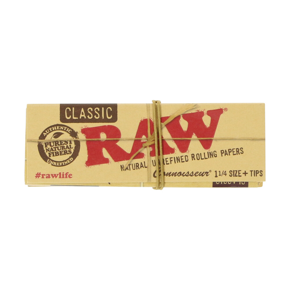 ? Raw Classic Connoisseur 1¼ Rolling Papers and Tips Smartific 716165176114