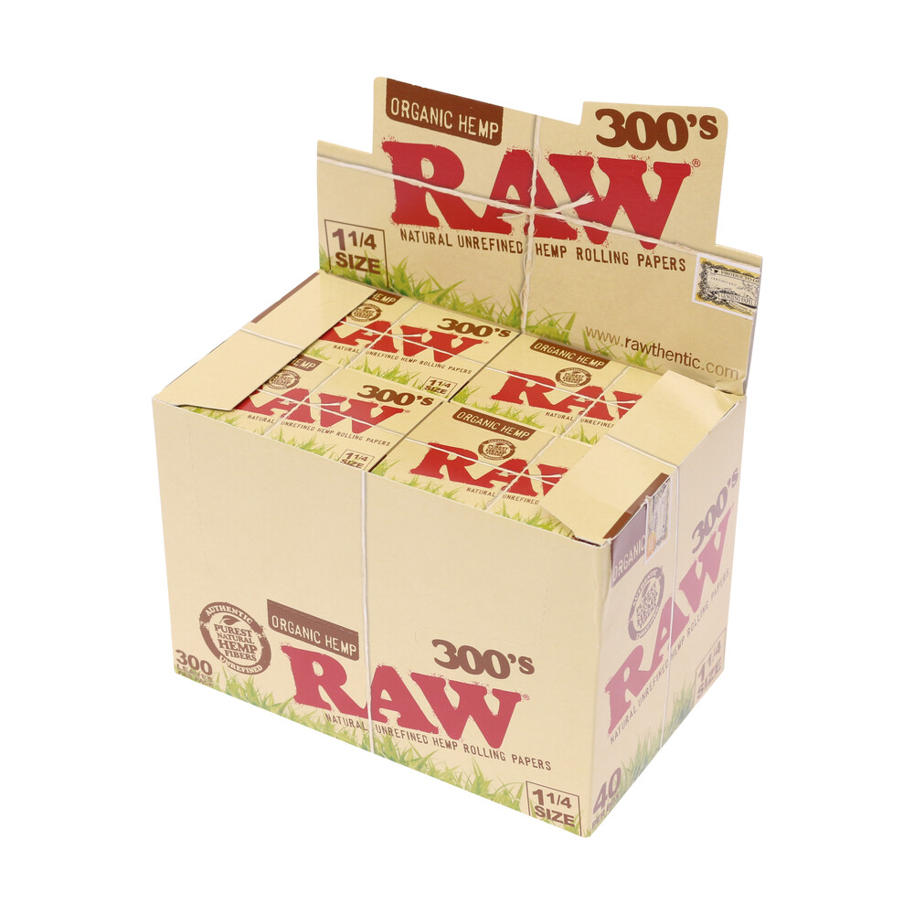 ? Raw 300's Organic Hemp 1¼ Rolling Papers Smartific 716165177173