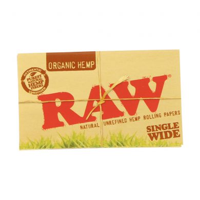 ? Raw Organic Hemp Single Wide Double Rolling Papers Smartific 716165179184