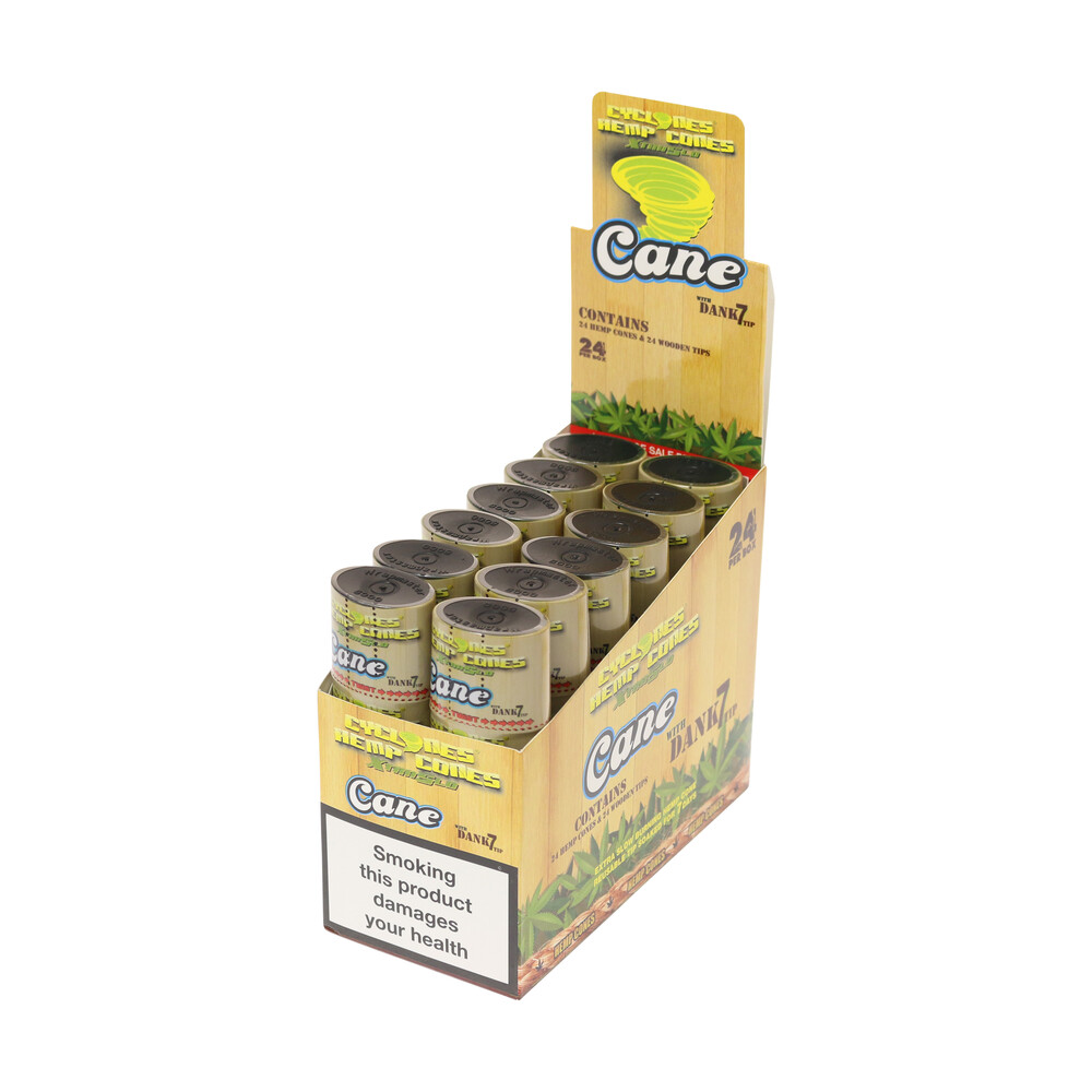 ? Cyclones Hemp Sugar Cane Prerolled Blunt Cones Smartific 716165250616