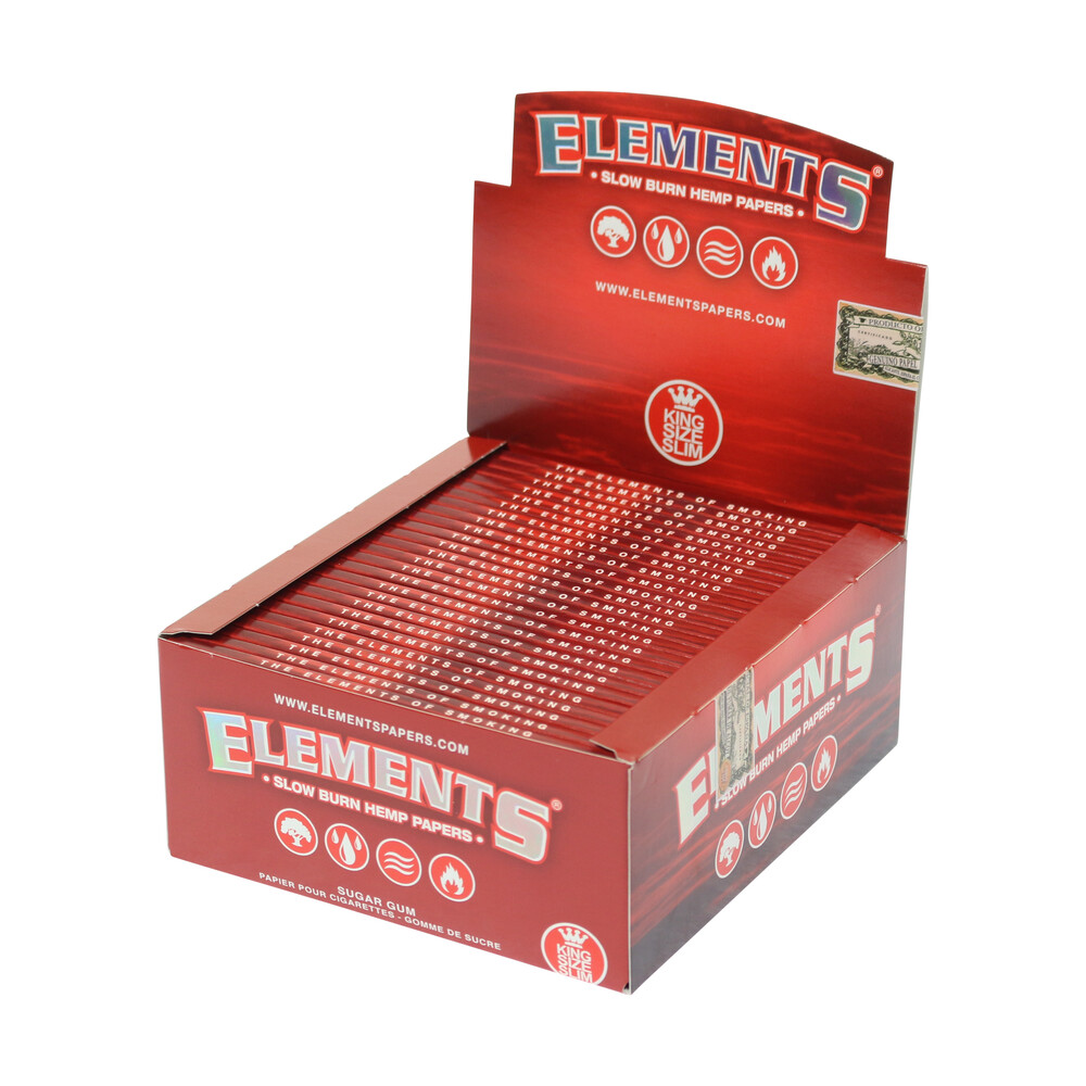 ? Elements King Size Hemp Rolling Papers Smartific 716165250906