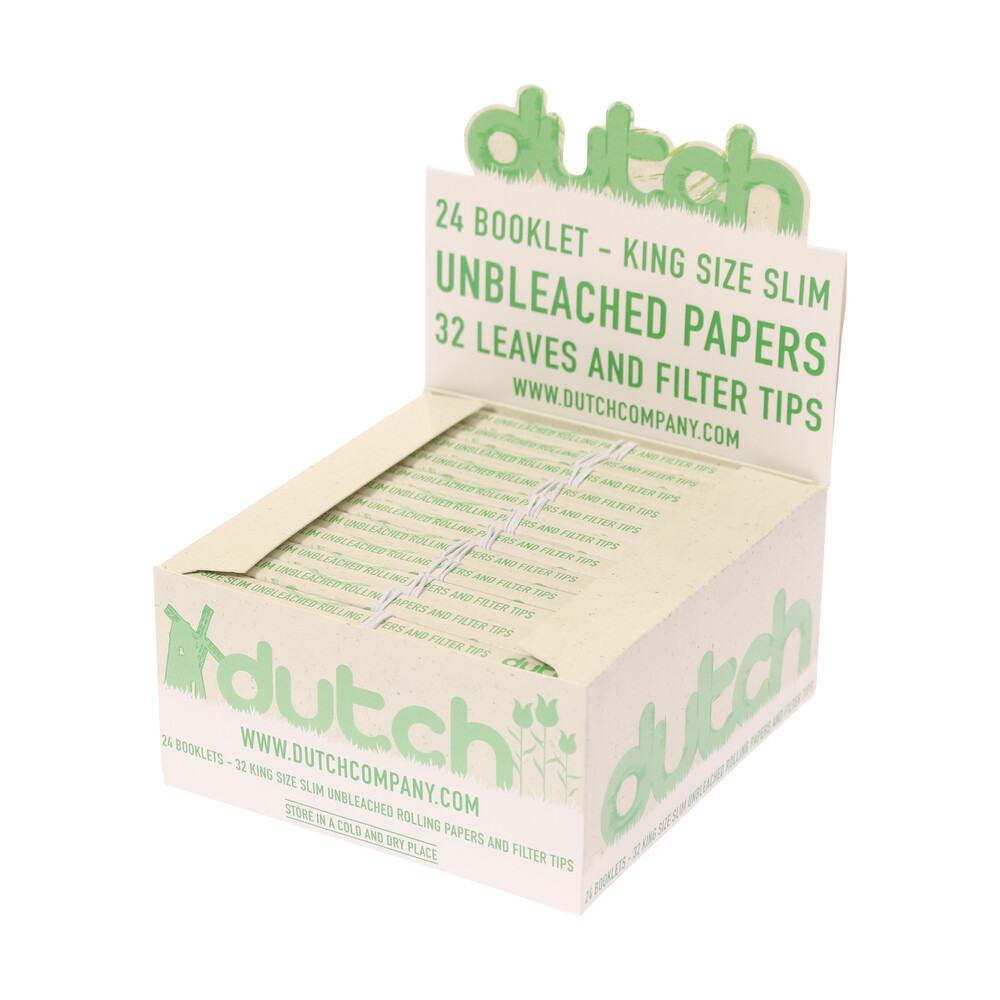 FREE DELIVERY The original smoking paper Dutchie Hemp King Size with Tips 