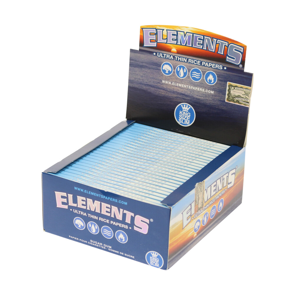 ? Elements King Size Slim Thin Rolling Papers Smartific 716165177784