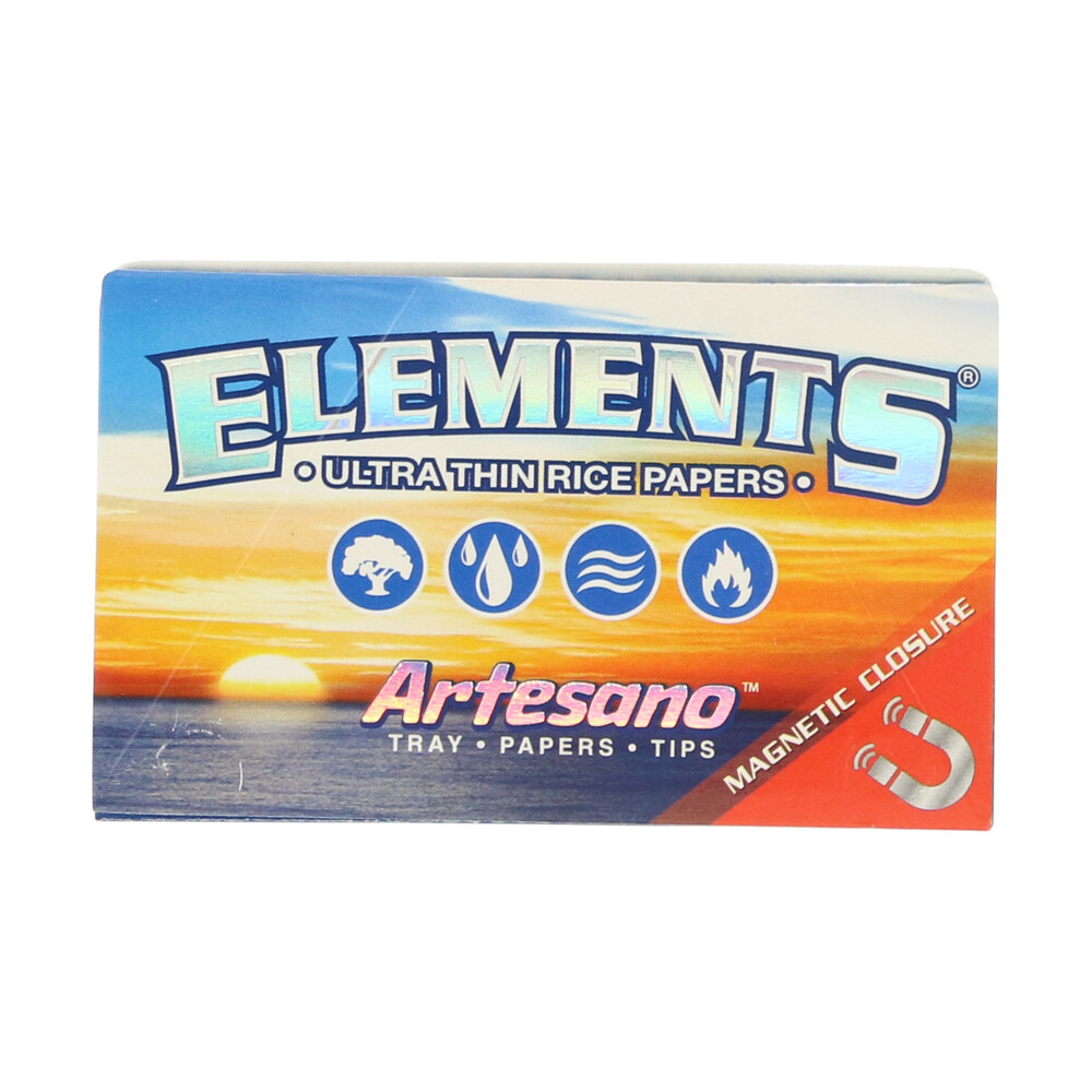 ? Elements Artesano Rolling Papers with Tips and Tray Smartific 7716165178903
