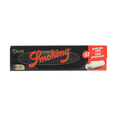 ? Smoking Deluxe Black King Size and Tips Rolling Papers Smartific 8414775013066