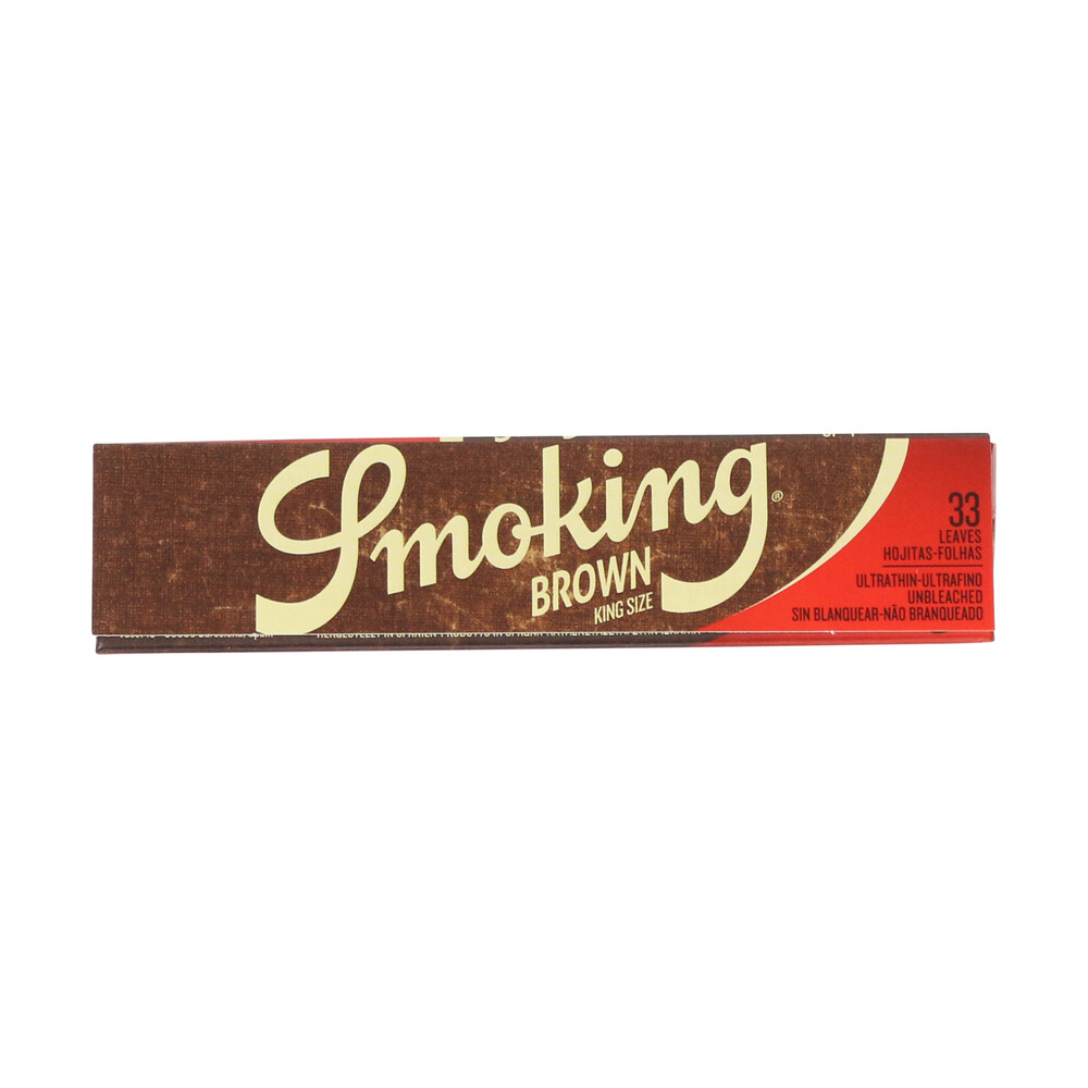 ? Smoking Brown King Size Slim Rolling Papers Smartific 8414775013547