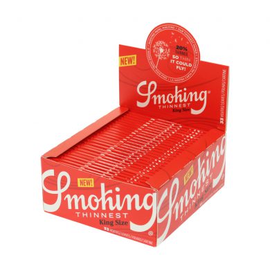 ? Smoking Thinnest Red King Size Slim Rolling Papers Smartific 8414775017996