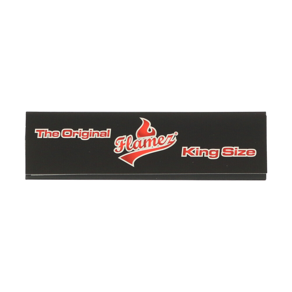 ? Flamez Black King Size Regular Slim Rolling Papers Smartific 8595134500783