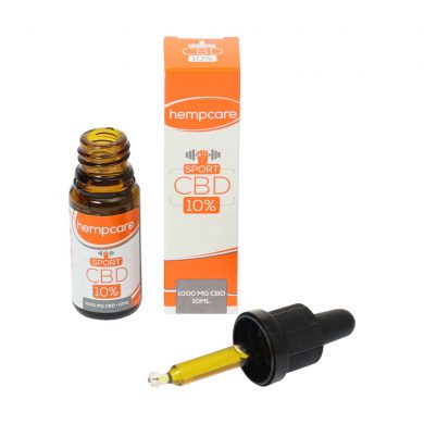 Hempcare 10% CBD oil for sport (10 ml) Smartific.com 8718274713640