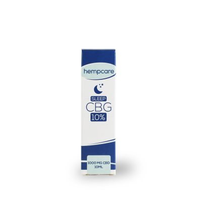 Sleep Hempcare CBG 10% 10ml doosje front view