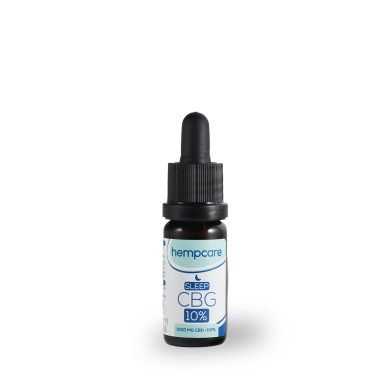Sleep Hempcare CBG 10% 10ml flesje front view