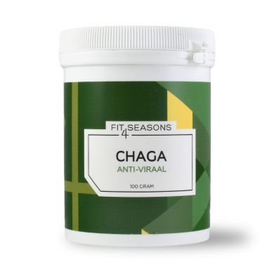 Chaga 100 gram Front view Fit4Seasons