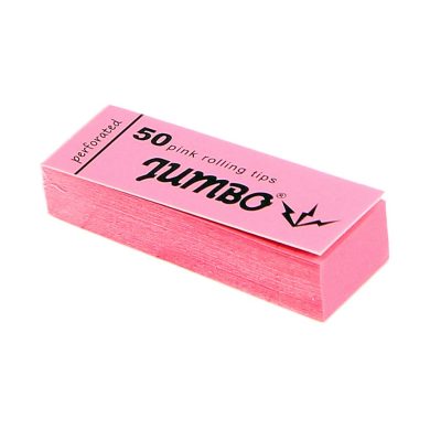 Jumbo Pink Perforated Rolling Tips