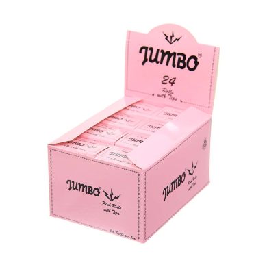 Jumbo Pink Rolls with Tips