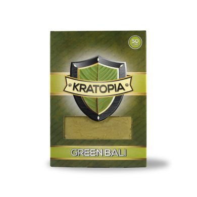 Green Bali Kratom front view Kratopia