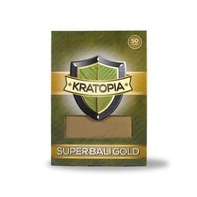 Super Bali Gold Kratom front view Kratopia