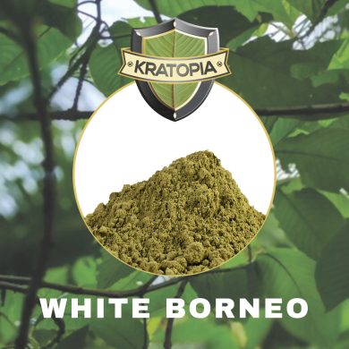 White Borneo Kratom contents Kratopia