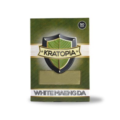 White Maeng Da Kratom front view Kratopia