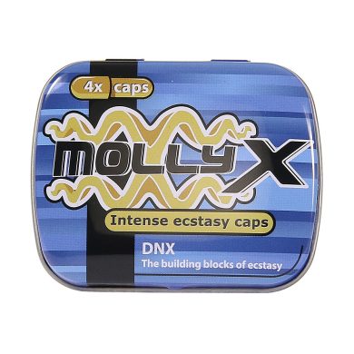 Molly X party pills front view box - Smartific