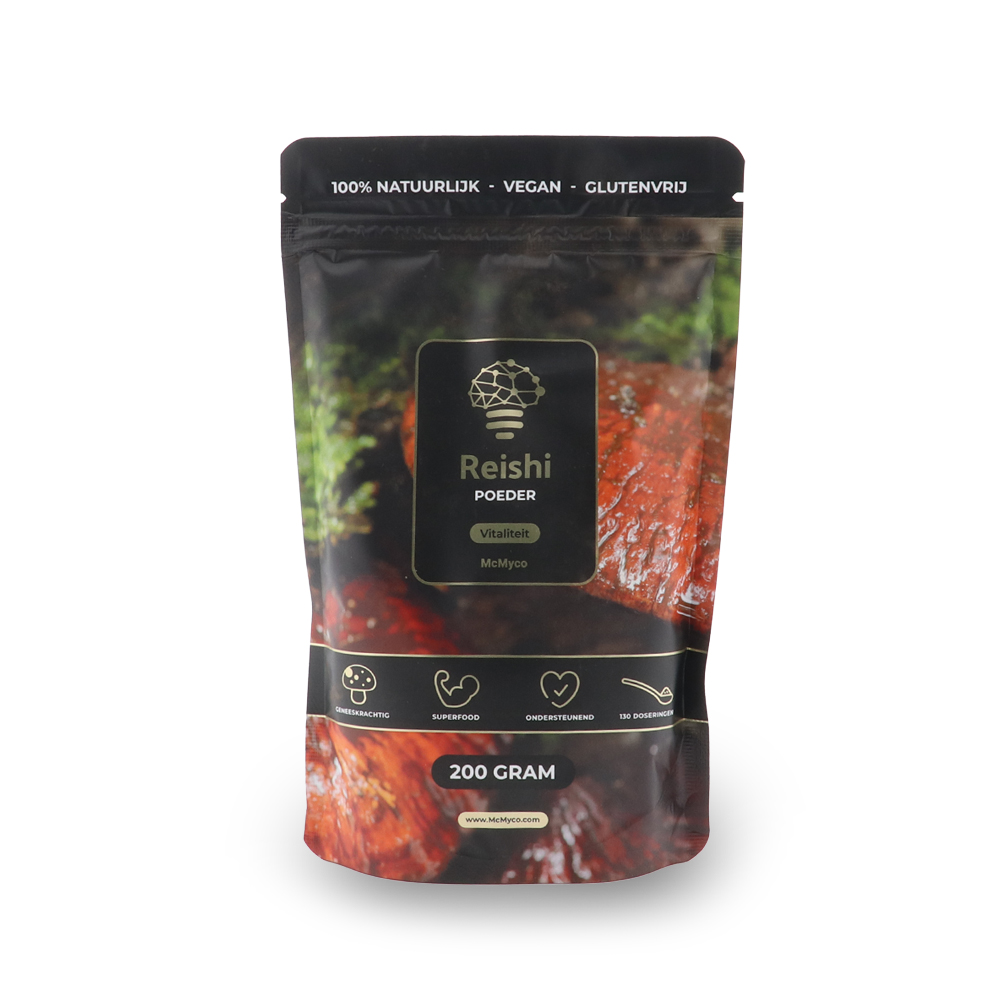 Reishi 200 gram Reishi 200 gram front pouch