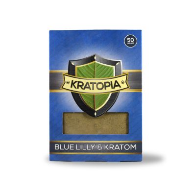 Blue Lilly Kratom front view Kratopia